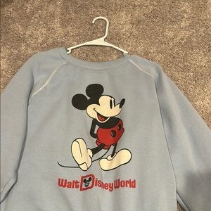 WALT DISNEY WORLD BLUE MICKEY MOUSE CREW NECK